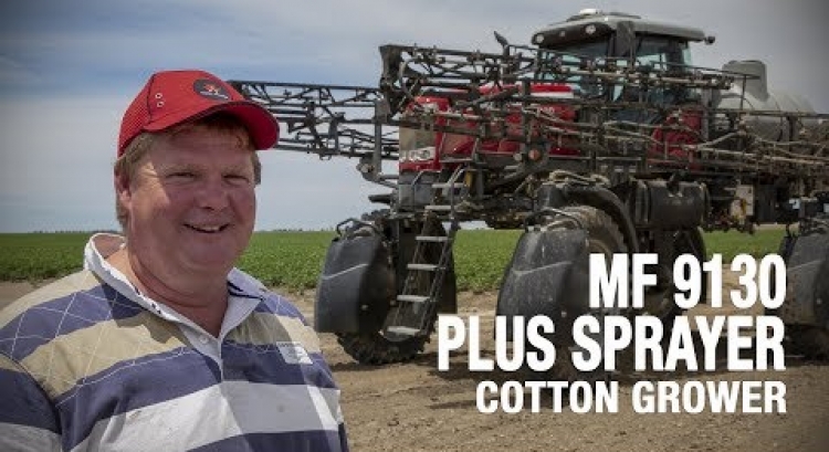 MF 9130 Plus Sprayer delivers high performance in cotton country