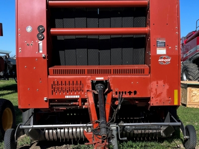 2007 Massey Ferguson 2756 Auto Cycle Round Baler with Mesh and Twine Tie