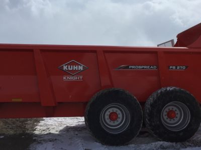 2018 Kuhn PS 270 Rear Discharge Manure Spreader