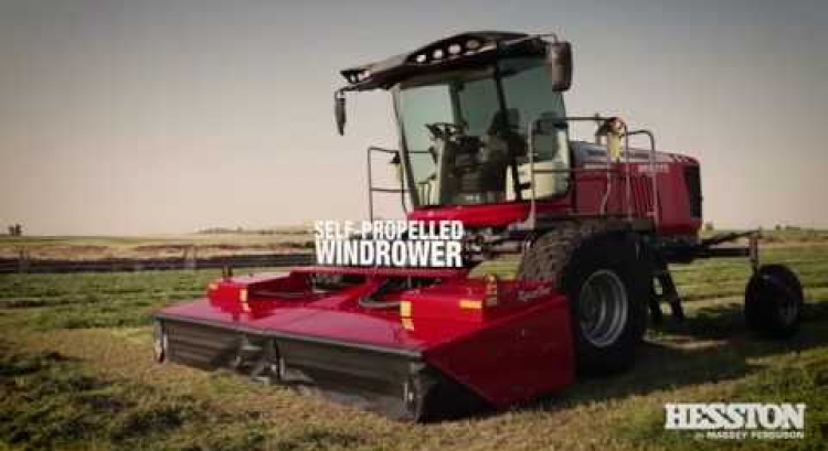 Hesston Large Square Balers and Windrowers